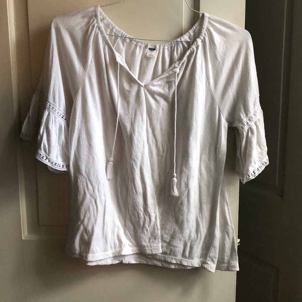 White going out top